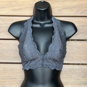 Les Coquines Luxury Brand Halter Style Bralette EUC